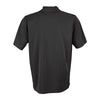 Vantage Men's Dark Grey Omega Solid Mesh Tech Polo