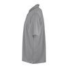 Vantage Men's Grey Omega Solid Mesh Tech Polo