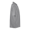 Vantage Men's Grey Omega Solid Mesh Tech Polo