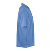 Vantage Men's Island Blue Omega Solid Mesh Tech Polo