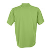Vantage Men's Lime Omega Solid Mesh Tech Polo