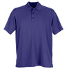 Vantage Men's Purple Omega Solid Mesh Tech Polo