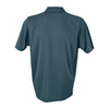Vantage Men's Teal Omega Solid Mesh Tech Polo
