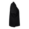 Vantage Women's Black Omega Solid Mesh Tech Polo