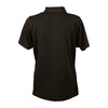 Vantage Women's Brown Omega Solid Mesh Tech Polo
