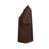 Vantage Women's Brown Omega Solid Mesh Tech Polo