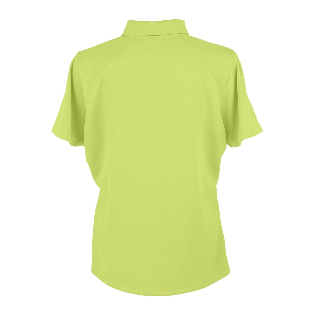 Vantage Women's Citron Omega Solid Mesh Tech Polo