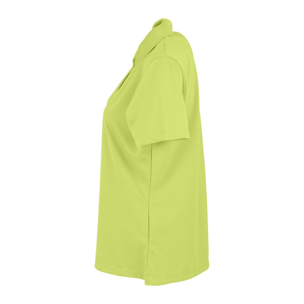 Vantage Women's Citron Omega Solid Mesh Tech Polo