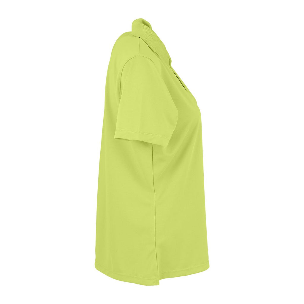 Vantage Women's Citron Omega Solid Mesh Tech Polo