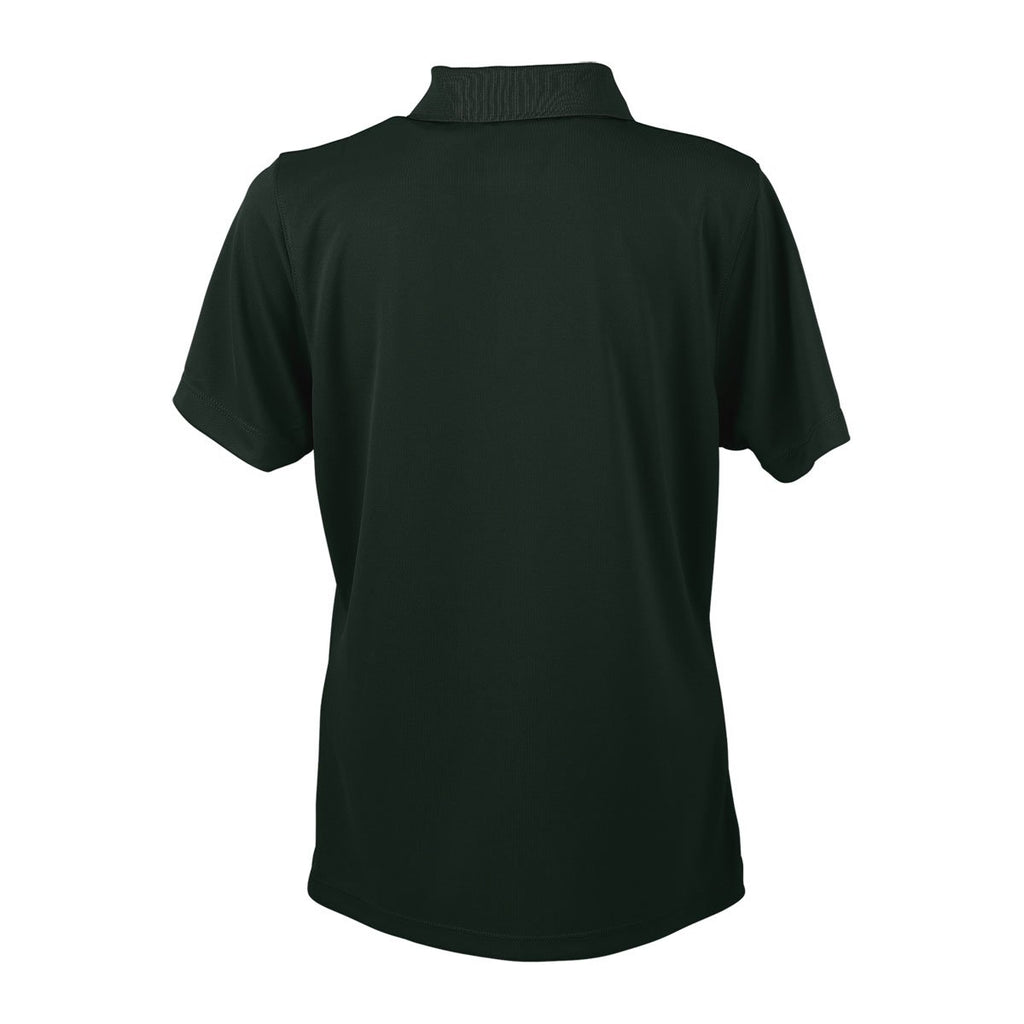 Vantage Women's Dark Forest Omega Solid Mesh Tech Polo