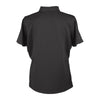 Vantage Women's Dark Grey Omega Solid Mesh Tech Polo