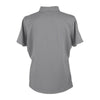 Vantage Women's Grey Omega Solid Mesh Tech Polo