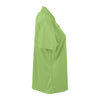 Vantage Women's Lime Omega Solid Mesh Tech Polo