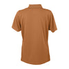 Vantage Women's Orange Omega Solid Mesh Tech Polo