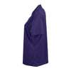 Vantage Women's Purple Omega Solid Mesh Tech Polo