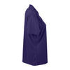 Vantage Women's Purple Omega Solid Mesh Tech Polo