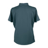 Vantage Women's Teal Omega Solid Mesh Tech Polo