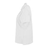 Vantage Women's White Omega Solid Mesh Tech Polo