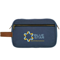 Norwood Navy Zippered Travel Bag