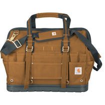 Carhartt Brown Legacy 18 Tool Bag with Molded Base - S16