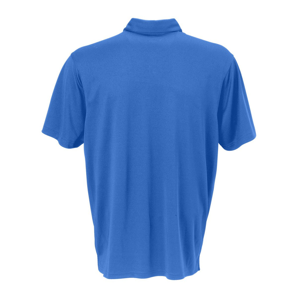 Vantage Men's Royal/Charcoal Heather Two-Tone Polo