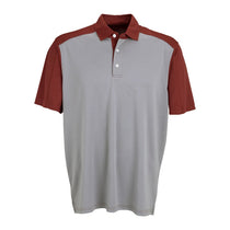 Vantage Men's Sport Red/Grey Two-Tone Polo