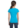 LAT Girl's Aqua Fine Jersey T-Shirt