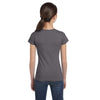 LAT Girl's Charcoal Fine Jersey T-Shirt