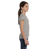 LAT Girl's Heather Fine Jersey T-Shirt