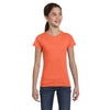 LAT Girl's Papaya Fine Jersey T-Shirt