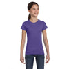LAT Girl's Purple Fine Jersey T-Shirt