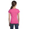 LAT Girl's Raspberry Fine Jersey T-Shirt