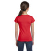 LAT Girl's Red Fine Jersey T-Shirt