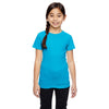 LAT Girl's Turquoise Fine Jersey T-Shirt