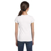 LAT Girl's White Fine Jersey T-Shirt