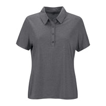 Vantage Women's Charcoal Heather Micro Melange Polo