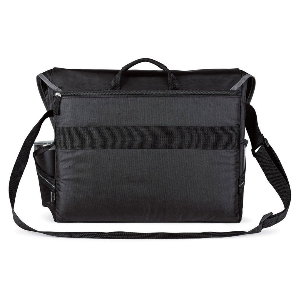 Gemline Black Stryder Computer Messenger Bag