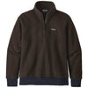 Patagonia Men's Logwood Brown Woolyester Fleece Pullover