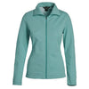 Landway Women's Heather Teal Fresco Melange Knit Jacket