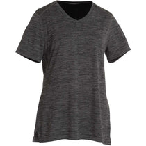 Charles River Women's Black Space Dye Performance Tee
