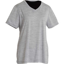 Charles River Women's Grey Space Dye Performance Tee