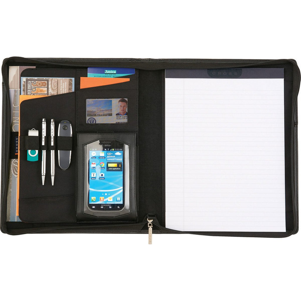 Cross Black Zippered Padfolio Bundle Set
