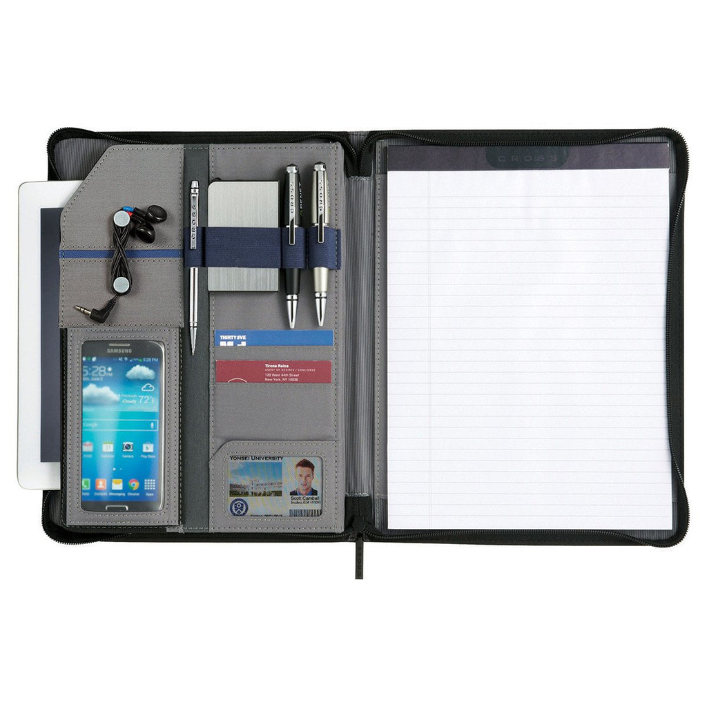 Cross Black Prime Zippered Padfolio Bundle Set