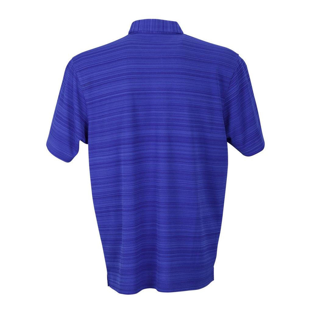 Vantage Men's Electric Blue Strata Textured Polo