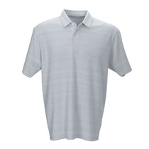 Vantage Men's Silver Strata Textured Polo
