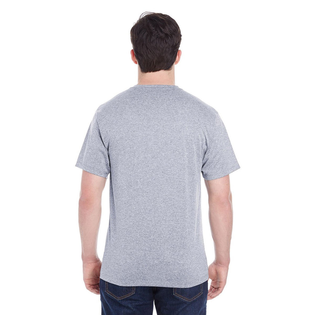 Augusta Sportswear Men's Athletic Heather Kinergy Short-Sleeve Training T-Shirt