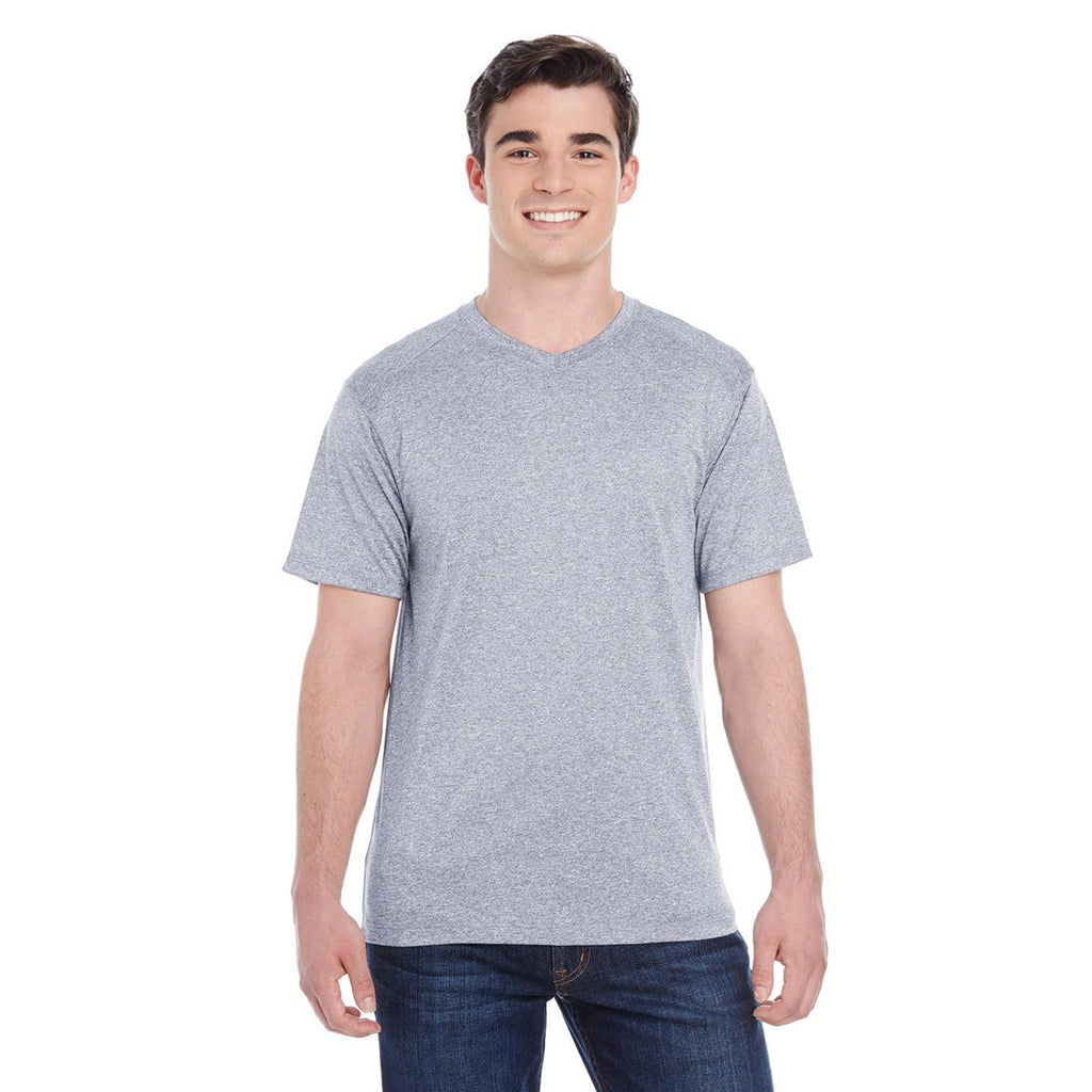 Augusta Sportswear Men's Athletic Heather Kinergy Short-Sleeve Training T-Shirt