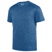 Augusta Sportswear Men's Navy Heather Kinergy Short-Sleeve Training T-Shirt