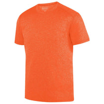 Augusta Sportswear Men's Orange Heather Kinergy Short-Sleeve Training T-Shirt