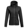 Landway Women's Black Competition Hooded Tech Full Zip